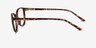 Dollop Tortoise PlasticEyeglass Frames from EyeBuyDirect, Side View