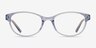 Alani Blue PlasticEyeglass Frames from EyeBuyDirect, Front View
