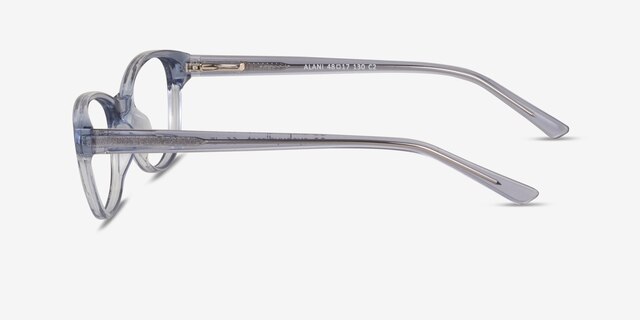 Alani Blue PlasticEyeglass Frames from EyeBuyDirect, Side View