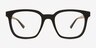 Finch Noir PlastiqueMontures de lunettes de vue d'EyeBuyDirect, Vue de Face