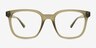 Finch Matte Gray PlastiqueMontures de lunettes de vue d'EyeBuyDirect, Vue de Face
