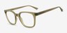 Finch Matte Gray PlastiqueMontures de lunettes de vue d'EyeBuyDirect, Vue d'Angle