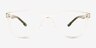Hayden Transparent PlastiqueMontures de lunettes de vue d'EyeBuyDirect, Vue de Face