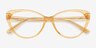 Ida Clear Nude PlasticEyeglass Frames from EyeBuyDirect, Closed View