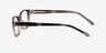Haley Blue Pink PlastiqueMontures de lunettes de vue d'EyeBuyDirect, Vue de Côté