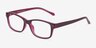 Haley Violet PlastiqueMontures de lunettes de vue d'EyeBuyDirect, Vue d'Angle