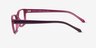 Haley Violet PlastiqueMontures de lunettes de vue d'EyeBuyDirect, Vue de Côté