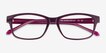 Haley Purple PlasticEyeglass Frames from EyeBuyDirect, Closed View