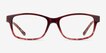 Haley Purple Tortoise PlasticEyeglass Frames from EyeBuyDirect, Front View