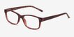 Haley Purple Tortoise PlasticEyeglass Frames from EyeBuyDirect, Angle View
