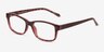 Haley Purple Tortoise PlasticEyeglass Frames from EyeBuyDirect, Angle View