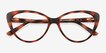 Ida Tortoise PlasticEyeglass Frames from EyeBuyDirect, Closed View