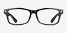 Hobbs Black PlasticEyeglass Frames from EyeBuyDirect, Front View
