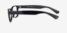 Hobbs Black PlasticEyeglass Frames from EyeBuyDirect, Side View