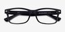 Hobbs Black PlasticEyeglass Frames from EyeBuyDirect, Closed View