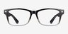 Hobbs Clear Gray PlasticEyeglass Frames from EyeBuyDirect, Front View