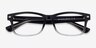 Hobbs Clear Gray PlasticEyeglass Frames from EyeBuyDirect, Closed View