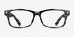 Hobbs Gray Horn PlasticEyeglass Frames from EyeBuyDirect, Front View