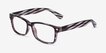 Hobbs Gray Horn PlasticEyeglass Frames from EyeBuyDirect, Angle View