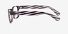 Hobbs Gray Horn PlasticEyeglass Frames from EyeBuyDirect, Side View