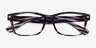 Hobbs Gray Horn PlasticEyeglass Frames from EyeBuyDirect, Closed View