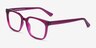 Helena Purple Red PlasticEyeglass Frames from EyeBuyDirect, Angle View