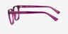Helena Purple Red PlasticEyeglass Frames from EyeBuyDirect, Side View