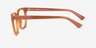 Helena Orange PlasticEyeglass Frames from EyeBuyDirect, Side View