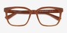 Helena Orange PlasticEyeglass Frames from EyeBuyDirect, Closed View