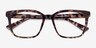 Helena Pink Tortoise PlasticEyeglass Frames from EyeBuyDirect, Closed View