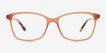 Henri Clear Pink PlasticEyeglass Frames from EyeBuyDirect, Front View