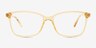 Henri Clear Nude PlasticEyeglass Frames from EyeBuyDirect, Front View