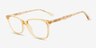 Henri Clear Nude PlasticEyeglass Frames from EyeBuyDirect, Angle View