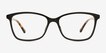 Henri Black PlasticEyeglass Frames from EyeBuyDirect, Front View