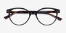 Hilda Noir PlastiqueMontures de lunettes de vue d'EyeBuyDirect, Vue Rapprochée