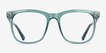 Rowen Clear Green PlasticEyeglass Frames from EyeBuyDirect, Front View