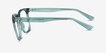 Rowen Clear Green PlasticEyeglass Frames from EyeBuyDirect, Side View