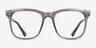 Rowen Clear Gray PlasticEyeglass Frames from EyeBuyDirect, Front View