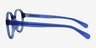 Hudson Clear Blue PlasticEyeglass Frames from EyeBuyDirect, Side View