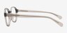 Hudson Clear Gray PlastiqueMontures de lunettes de vue d'EyeBuyDirect, Vue de Côté