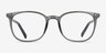 Ira Clear Green PlastiqueMontures de lunettes de vue d'EyeBuyDirect, Vue de Face