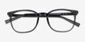 Ira Clear Green PlastiqueMontures de lunettes de vue d'EyeBuyDirect, Vue Rapprochée