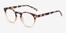 Jack Tortoise Pink PlasticEyeglass Frames from EyeBuyDirect, Angle View