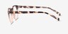 Jack Tortoise Pink PlasticEyeglass Frames from EyeBuyDirect, Side View