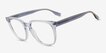 Jo Clear Blue AcetateEyeglass Frames from EyeBuyDirect, Angle View