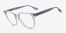 Jo Clear Blue AcétateMontures de lunettes de vue d'EyeBuyDirect, Vue d'Angle