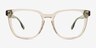 Jo Clear Green AcetateEyeglass Frames from EyeBuyDirect, Front View
