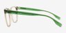 Jo Clear Green AcetateEyeglass Frames from EyeBuyDirect, Side View