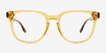 Jo Clear Brown AcetateEyeglass Frames from EyeBuyDirect, Front View