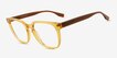 Jo Clear Brown AcetateEyeglass Frames from EyeBuyDirect, Angle View